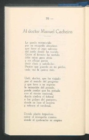 Al doctor Manuel Cacheiro
