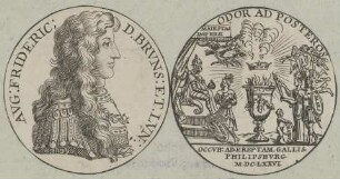 Bildnis des Aug: Fridericus, Herzog von Braunschweig-Lüneburg