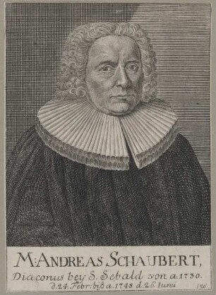 Bildnis des Andreas Schaubert