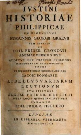 Ivstini Historiae Philippicae