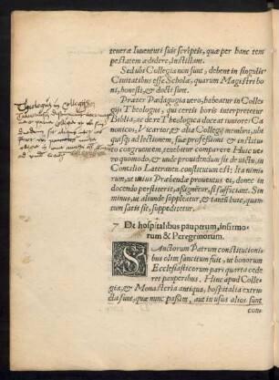 De hospitalibus pauperum, informorum & Peregrinorum.