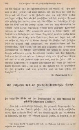 538-556 Die Bulgaren und die griechisch-schismatische Kirche: Fortsetzung