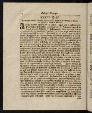 134-147, XXVIII. - XXXI. Stück