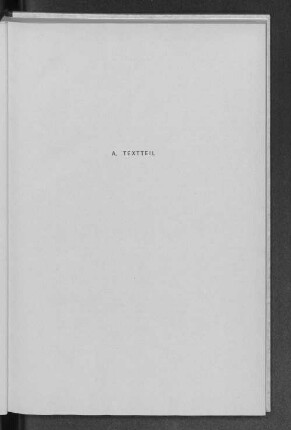 A. Textteil