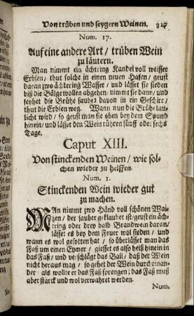 Caput XIII. - Caput XV.