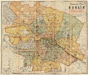 Neuester Plan von Berlin : mit den Königl. Preuss. Standes- und Amtsbezirks-Superintendentur- und Parochie-Grenzen