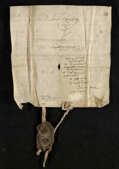 Hartmann Hupolz von Poppenweiler verkauft durch die Hand und mit Bewilligung seines Herrn Grafen Gottfrieds von Löwenstein (Levenstain) an Judinta, die Witwe Wolframs zu Rems (Remse), 90 Jauchert Acker, 3 Jauchert Wiesen und eine Hofreite im Dorf Poppenweiler, durchaus freien und nicht mit Diensten beschwerten Besitz, um 186 lb. Hlr.