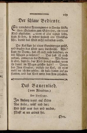 Der schlaue Bediente