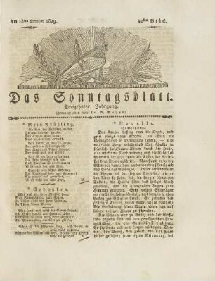 42, 1829: Stück