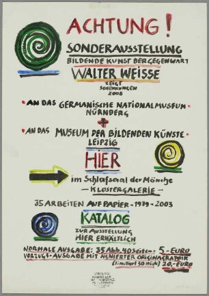 Walter Weisse zeigt Schenkungen 2008 in der Klostergalerie Memleben