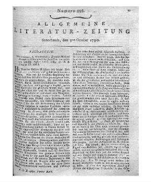 Heinze, J. M.: Kleine deutsche Schriften vermischten Inhalts. T. 1-2. Göttingen: Vandenhöck & Ruprecht 1789