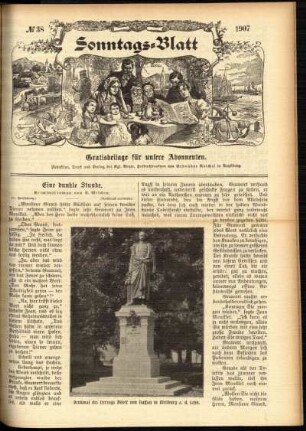 Ausgabe vom Sonntag, den 22. September 1907.
