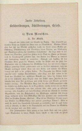 Zweite Abtheilung