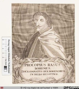 Bildnis Prokop der Kahle (Holý) od. der Große (Veliký)