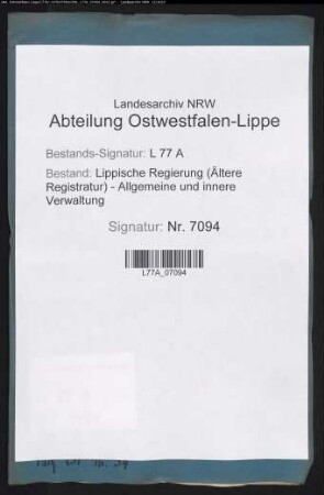 Streitigkeiten zwischen preußischen Grenadieren und dem Kolon Brede Nr. 7 im Spork (Amt Brake) sowie dessen Söhnen