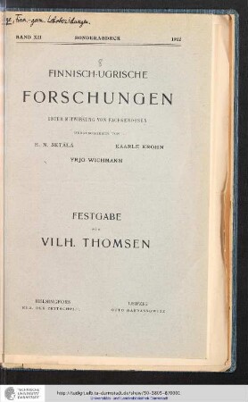 Zu den finno-germanischen lehnbeziehungen