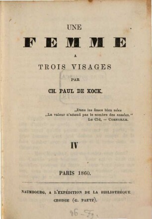 Une femme a trois visages. 4