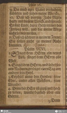 Psalm XCVI