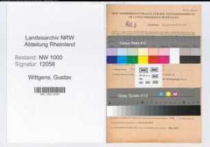 Entnazifizierung Gustav Wittgens, geb. 24.05.1889 (Bankangest.)