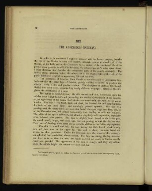 XII. The Aborigines (Indians).