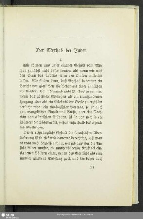 Der Mythos der Juden