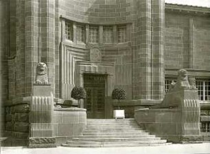 Billing, Hermann; Mannheim (Baden-Württemberg); Kunsthalle - Eingangsbereich