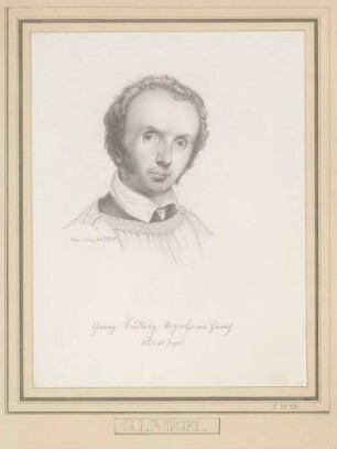 Bildnis Vogel, Ludwig (1788-1879), Maler