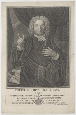 Bildnis des Christophorvs Matthaevs Pfaff