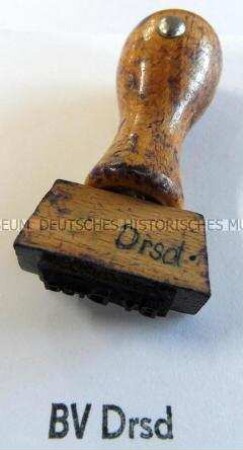 Stempel "BV Drsd"