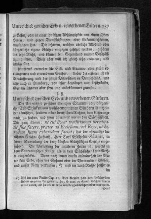 Unterschied zwischen Erb= und erworbenen Güthern.