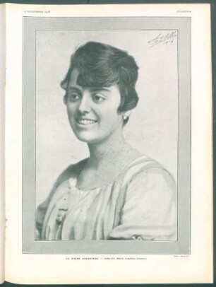 La mujer argentina. : Señorita María Angélica Lascano