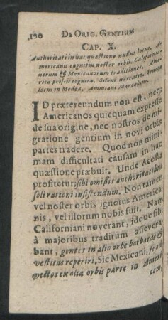 Cap. X. Authoritate in hac quaestione nullus locus ...