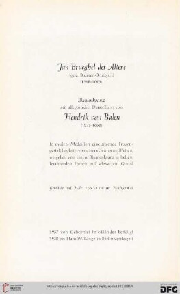 Jan Brueghel der Ältere