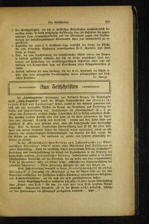 Aus Zeitschriften