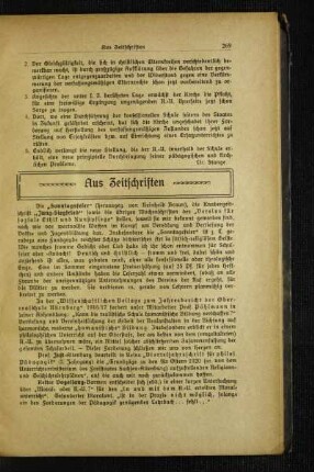 Aus Zeitschriften