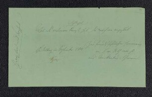 Karl Friedrich von Both. – Heidelberg, 09.1808