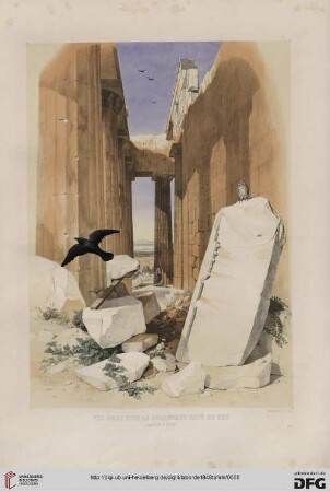 Vue prise sous la Colonnade coté du Sud