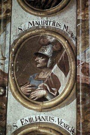 Medaillon mit der Darstellung des heiligen Mauritius