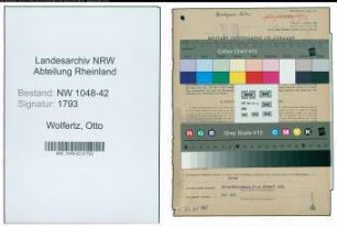 Entnazifizierung Otto Wolfertz , geb. 20.05.1903 (Kraftfahrer)