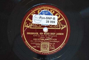 Innsbruck, ich muss dich lassen : Lied aus dem 15. Jahrhundert