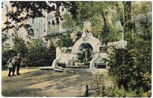 Leipzig, Märchenbrunnen : No 16: Eine neue Zierde hat die Promenade durch den überaus poesievollen Märchenbrunnen des Leipziger Künstlers J. Mágr erhalten.