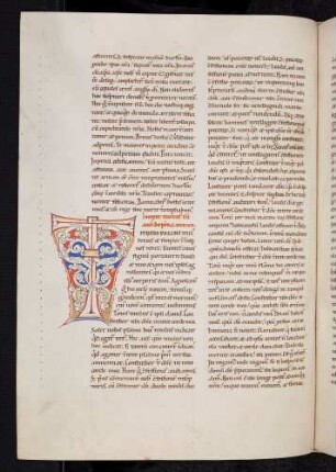 Zierinitale (de psalmo 137): T(itulus)