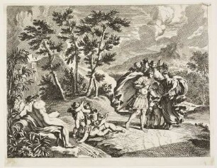 Procris schenkt Cephalus einen Jagdhund