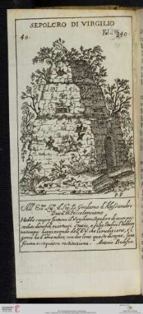 40. Sepolcro di Virgilio [Grabmal Vergils]