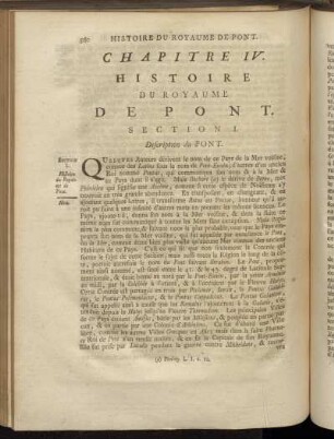 Chapitre IV. Histoire du Royaume Depont.