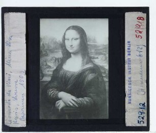 da Vinci, Mona Lisa (La Gioconda) (Paris Louvre INV 779)
