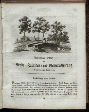 Achtzehntes Stück. Prag den 30ten April 1788.