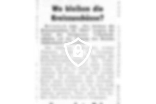 Wo bleiben die Kreiszuschüsse?