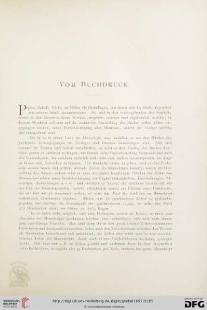 Vom Buchdruck