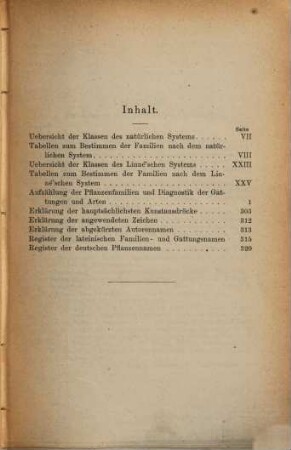 Schulflora von Deutschland : Nach der analytischen Methode bearbeitet. Die Phanerogamen. (XLVII, 327 S.)